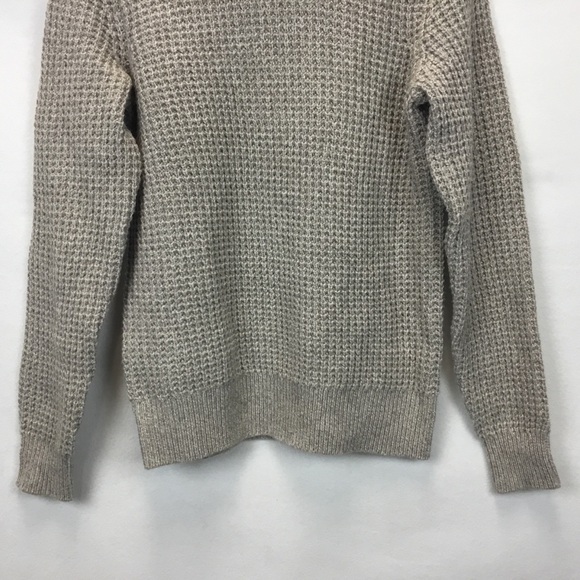 Buck Mason Men's Herdsman Turtleneck Sweater Merino Wool Waffle Knit Size XS - Picture 4 of 8
